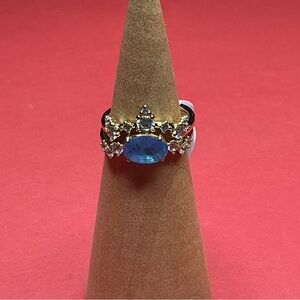 Bomb Party RBP8627 “Brighten My Day” LC Quartz on Gold Plating Size 6 Ring NWT